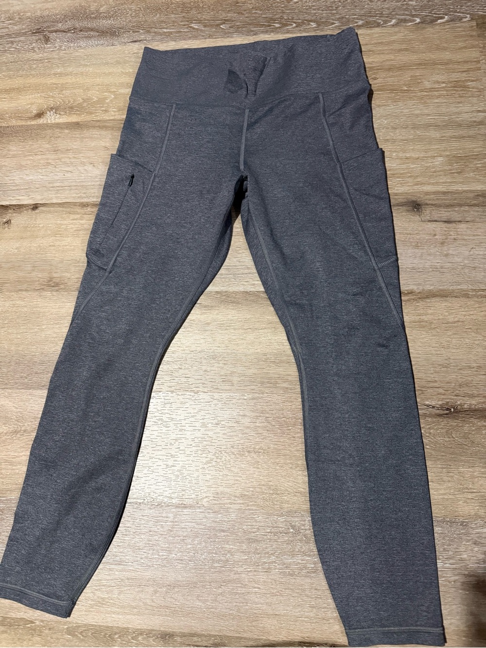Athleta High-Waist Performance Leggings - Charcoal Gray